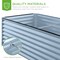 Best Choice Products 6x3x2ft Outdoor Metal Raised Garden Bed, Planter Box for Vegetables, Flowers, Herbs